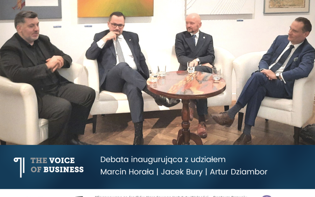 Relacja z debaty inaugurującej projekt „The Voice of Business”